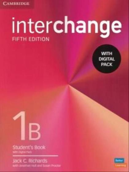 Imagem de Interchange 1b - student's book with digital pack - fifth edition