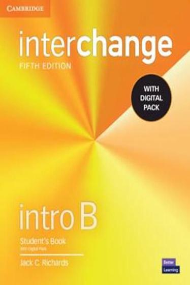 Imagem de Interchange intro b - student's book with digital pack - fifth edition