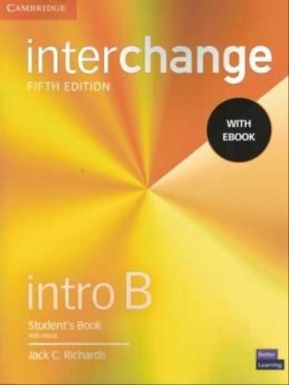 Imagem de Interchange intro b - students book with ebook - fifth edition
