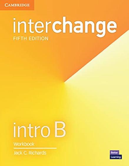 Imagem de Interchange intro b wb - 5th ed - CAMBRIDGE