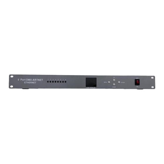 Imagem de Interface Artnet Onelight Com 8 Saidas Dmx