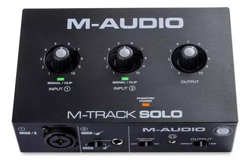 Imagem de Interface Áudio M-audio Mtracksolo Podcaste Usb 2 Canais