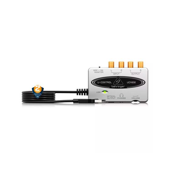 Interface áudio usb behringer u-control uca202 Menor preço em Interface áudio usb behringer u-control uca202