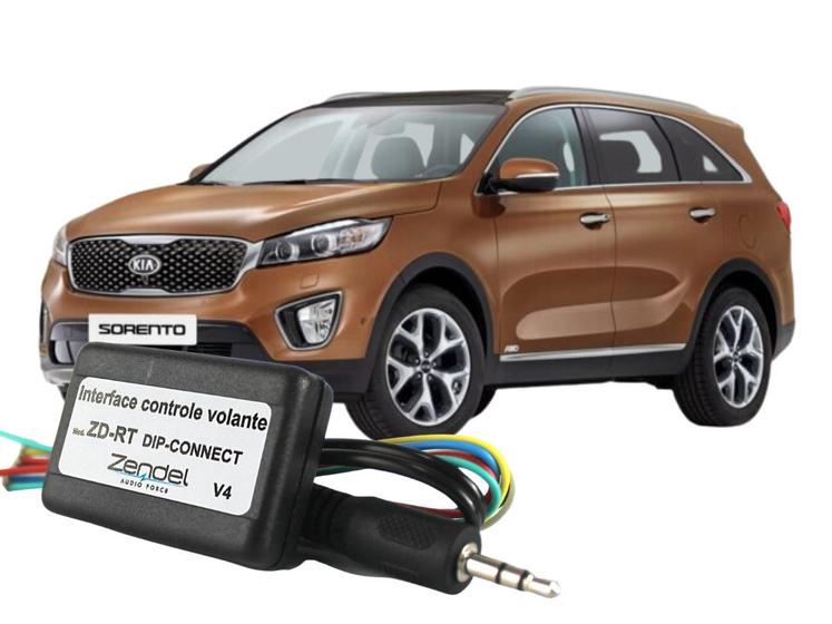 Imagem de Interface Comando Som Volante Kia Sorento 2011 2012 2013 Central Controle de Som no Volante do Veículo