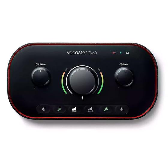 Imagem de Interface De Áudio Focusrite Vocaster Two Com Bluetooth