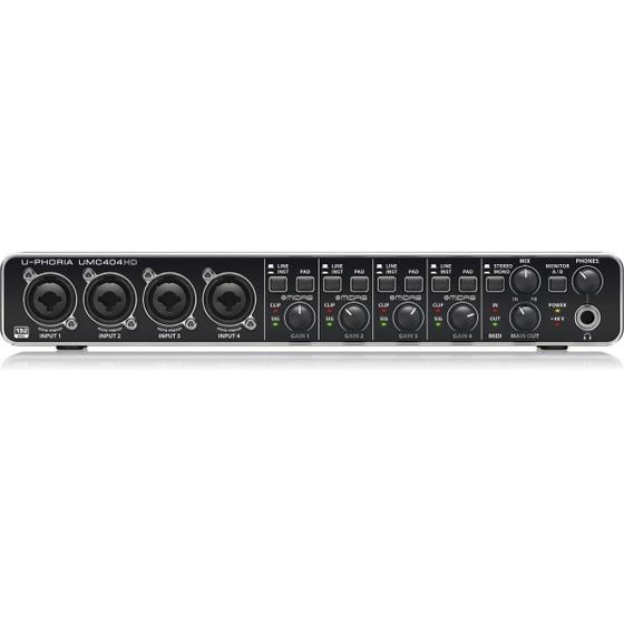Imagem de Interface de Áudio/MIDI Behringer U-PHORIA UMC404HD - USB 2.0