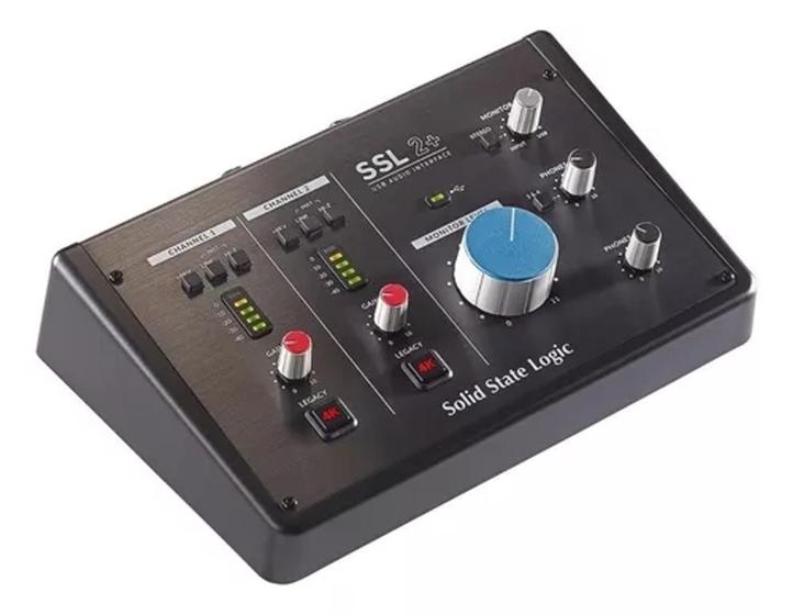 Interface de áudio SSL 2+ Plus Interface de Áudio Magazine Luiza