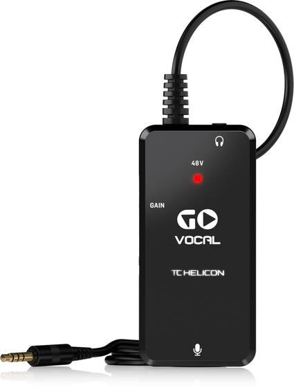Imagem de Interface de Áudio TC Helicon Go Vocal para Celular iOS, Android, Mac e PC