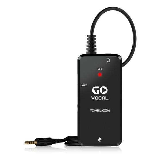 Imagem de Interface De Audio Tc Helicon Go Vocal Pré-amp De Microfone