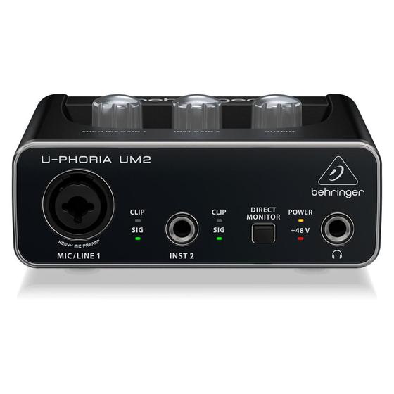 Imagem de Interface de Audio U-Phoria UM-2 Behringer