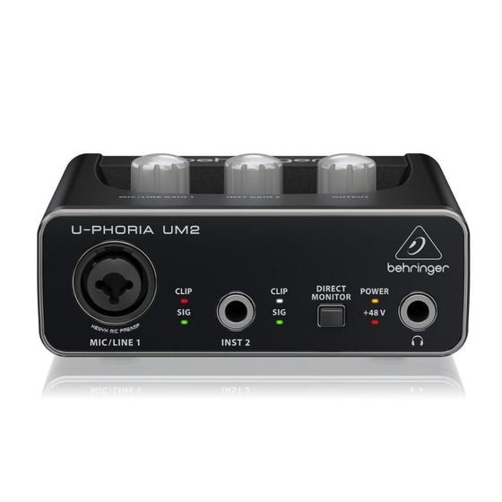 Imagem de Interface De Audio U-PHORIA UM2 - BEHRINGER