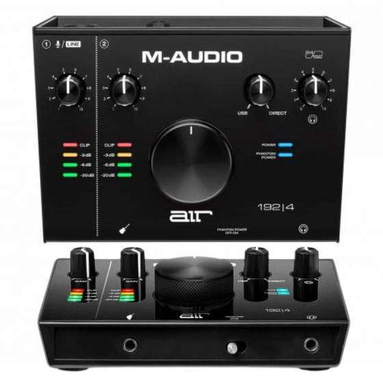 Imagem de Interface de áudio USB 2 entradas e 2 saídas 192KHZ 24 BITS