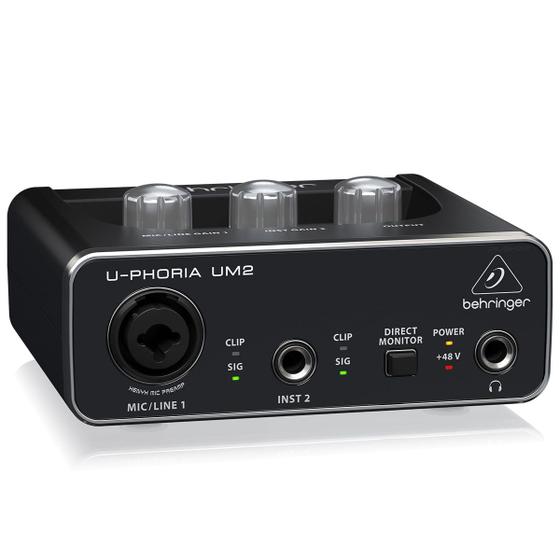 Imagem de Interface de Áudio Usb Behringer U-phoria Um2