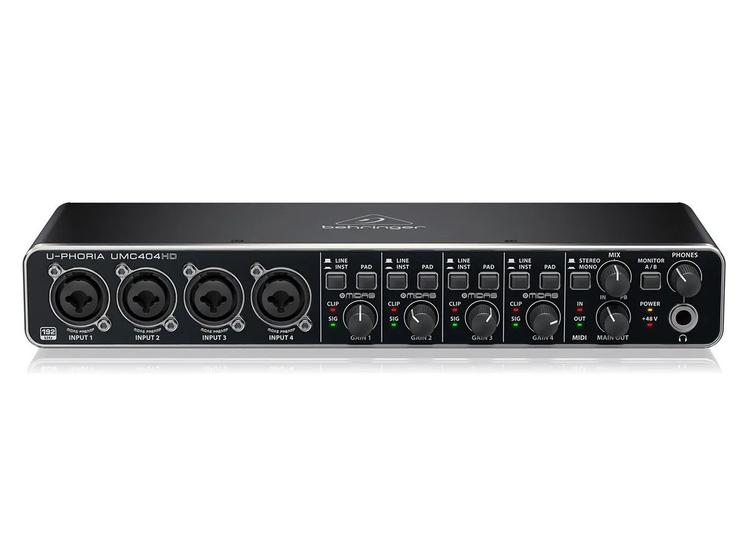 Imagem de Interface De Áudio Usb E Midi U-phoria Behringer Umc404hd