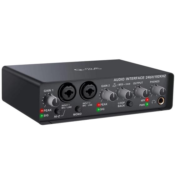 Imagem de Interface de Áudio USB Teyun Q24 24 Bits 2 Canais