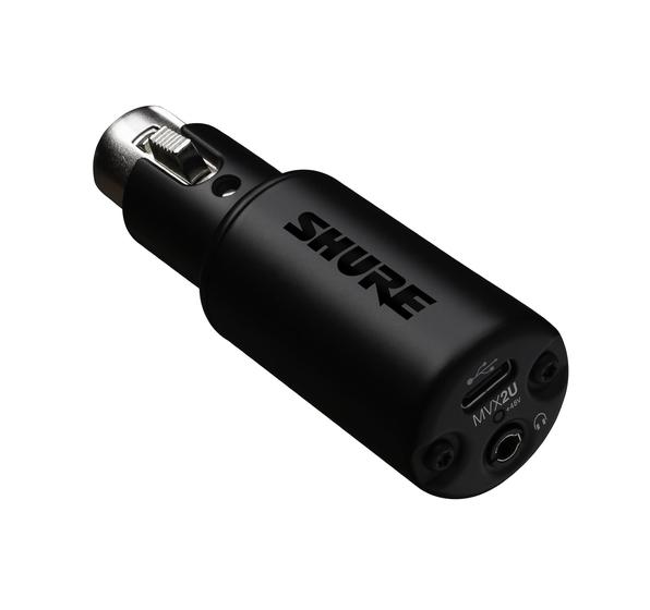 Imagem de Interface digital Shure MVX2U XLR para USB com entrada para fone de ouvido