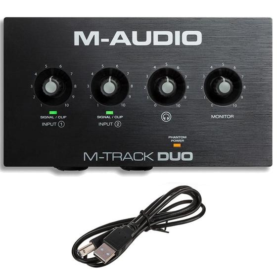 Imagem de Interface M Audio MTRACKDUO USB 2 Canais Combo