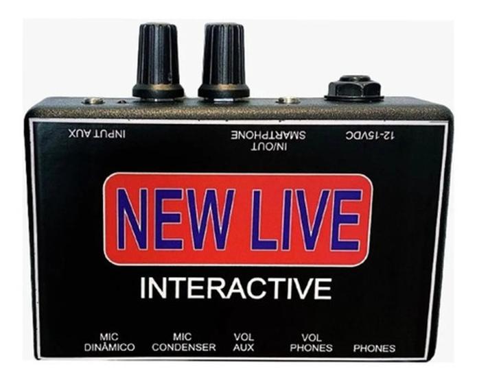 Imagem de Interface New Live Interactive - Para Gravação e Transmissão de Áudi