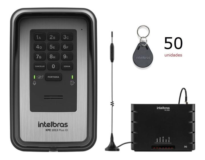Imagem de Interfone Intelbras Coletivo Sem Fio Gsm 3g Com Tag