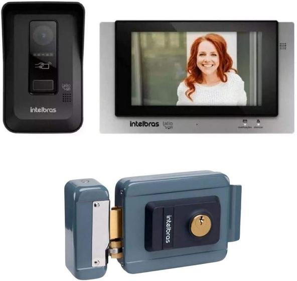 Imagem de Interfone Video Porteiro Wifi Wireless Intelbras Via App e Fechadura Fx2000