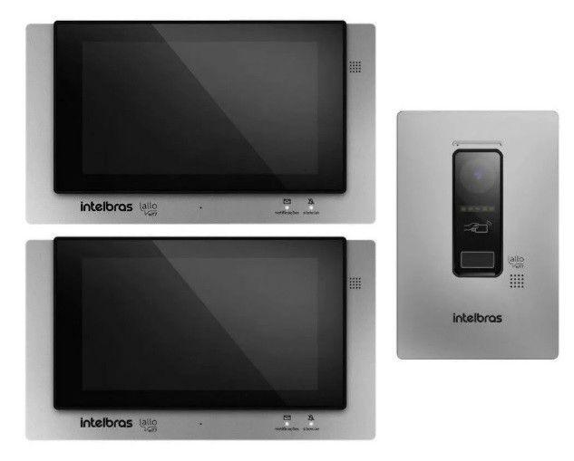 Interfone Video Porteiro Wifi Wirelles Via App Intelbras Allo Wt7 2 Telas Menor preço em Interfone Video Porteiro Wifi Wirelles Via App Intelbras Allo Wt7 2 Telas