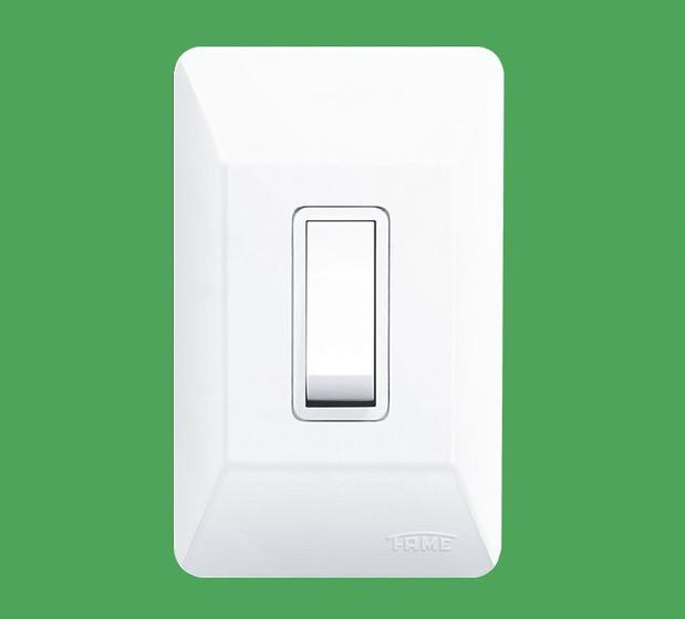 Imagem de Interruptor 1 Tecla Simples 10a Sistema Externo Fame - 0940