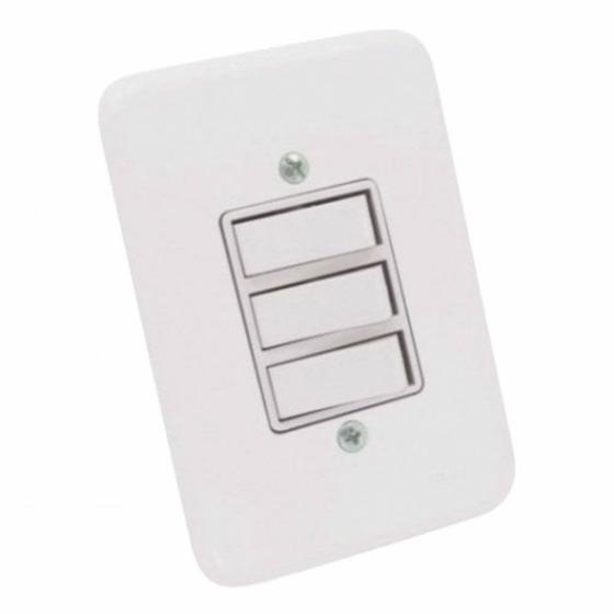 Imagem de Interruptor 3 teclas simples - radial