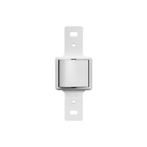 Imagem de Interruptor Bipolar 10A Branco Sem Placa Lumibras