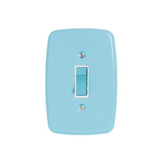 Imagem de Interruptor de 1 Tecla Simples com Placa 4x2