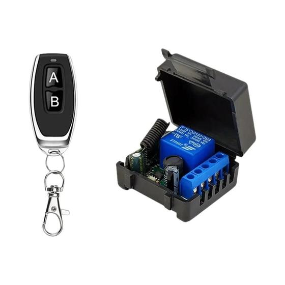 Imagem de Interruptor De Controle Remoto Universal Para Portão, 433 Mhz, Dc 12v 10a, Receptor De Relé, Mini