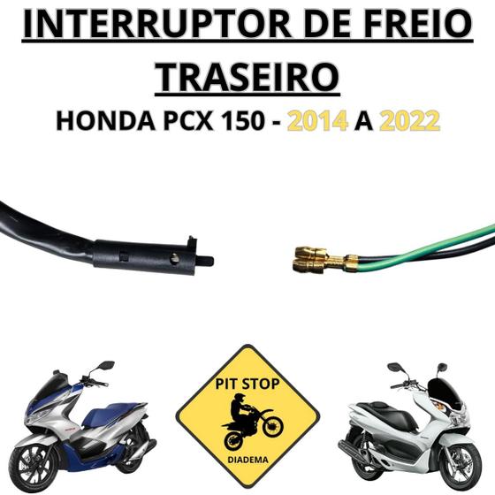 Imagem de Interruptor de freio traseiro honda pcx 150 - 2013 a 2022