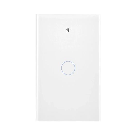 Imagem de Interruptor De Luz De Vidro Inteligente Tuya WiFi Matter US Compatível Com Alexa Google Home Homekit