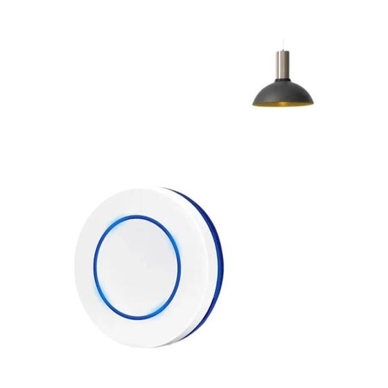 Imagem de Interruptor de Luz RF 433MHz - Controle Remoto Sem Fio 10A com Receptor de Relé