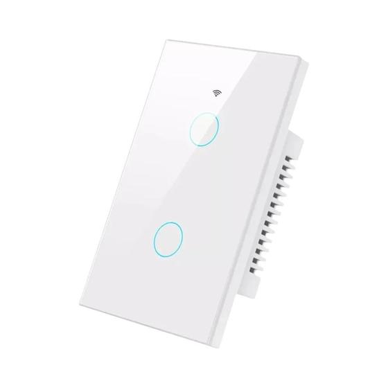 Imagem de Interruptor de Luz Smart WiFi Bluetooth Touch - Sem Fio Neutro - 1/2/3/4 Gangues - Compatível com Alexa e Google