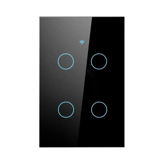 Imagem de Interruptor de Luz Wi-Fi Inteligente Tuya - Compatível com Alexa e Google Assistente