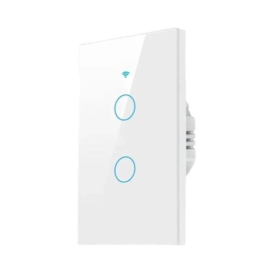 Imagem de Interruptor de Parede Inteligente Wi-Fi/Bluetooth/RF433 - 1/2/3/4 Gangues com Sensor de Toque LED