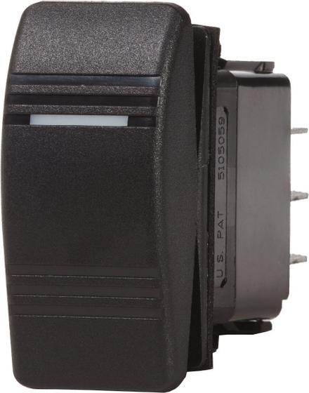 Imagem de Interruptor De Pressão Preto Botão 3Pinos Com Led Branco