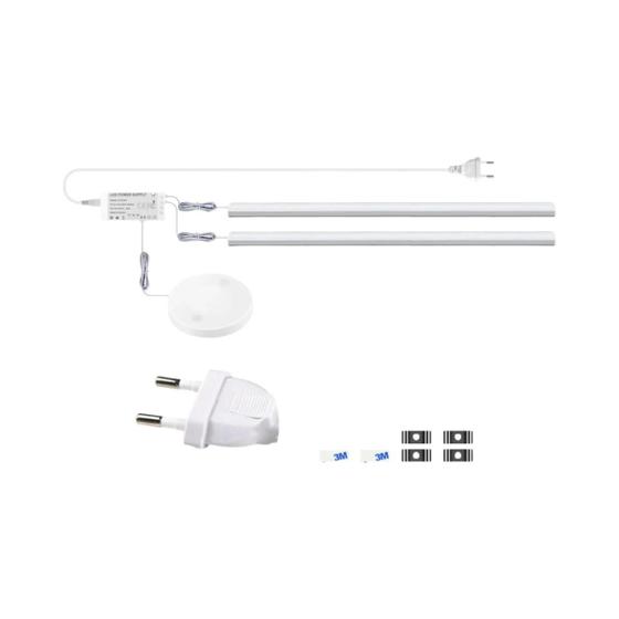 Imagem de Interruptor De Varredura Manual LED Regulável Com Sensor De Toque Em Madeira, Luz De Alumínio Para