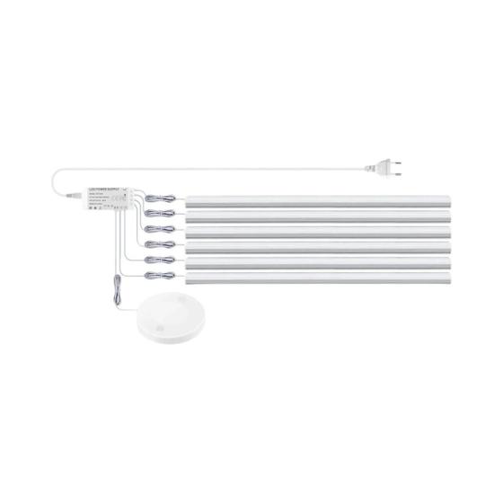 Imagem de Interruptor De Varredura Manual Led Regulável, Sensor De Toque De Madeira Sob O Armário, Lâmpada De