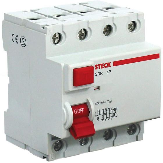 Imagem de Interruptor Diferencial 4P 25A - SDR42530 - STECK