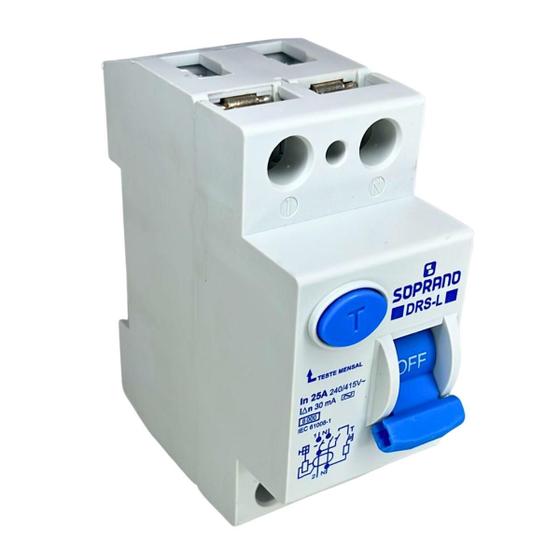 Imagem de Interruptor Diferencial Residual Drs2 - 25A