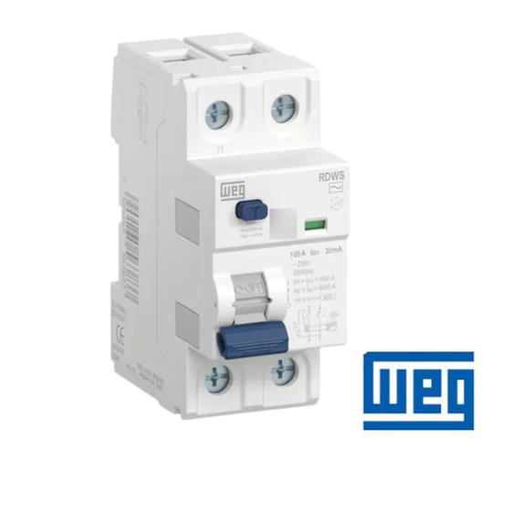 Imagem de Interruptor Diferencial Residual IDR 63A 40A 25A RDWS TIPO-AC WEG