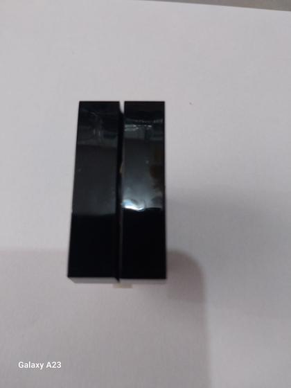 Imagem de Interruptor duplo inova simples 85833 black piano alumbra