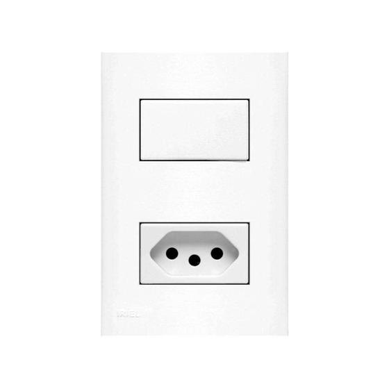 Interruptor Impéria Bco 1T S+Tom Pd.Br. 759901 Iriel Menor preço em Interruptor Impéria Bco 1T S+Tom Pd.Br. 759901 Iriel