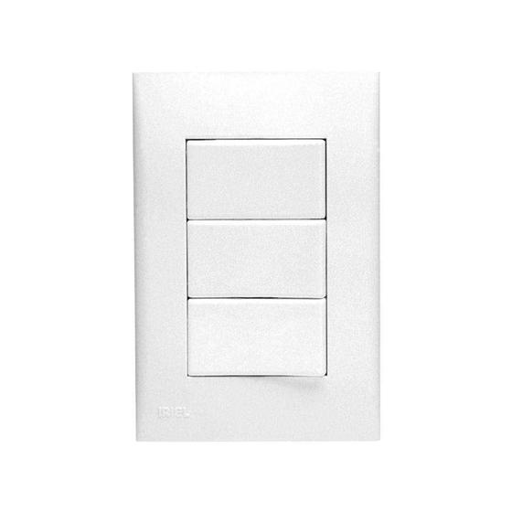 Interruptor Impéria Bco 3 Tc Simples 753001 Iriel Menor preço em Interruptor Impéria Bco 3 Tc Simples 753001 Iriel