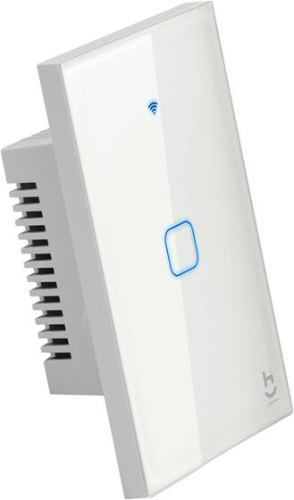 Imagem de Interruptor Inteligente 1 Botão Touch Wifi Branco - Geonav