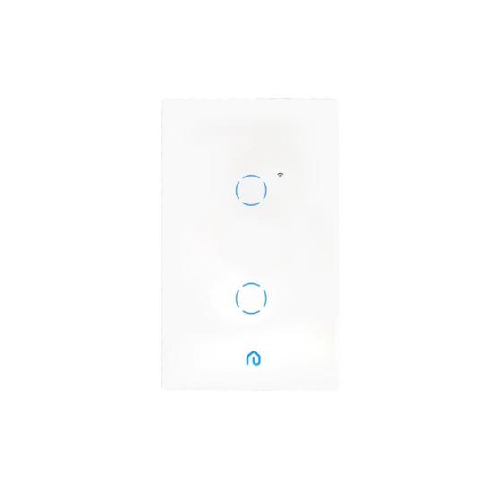 Imagem de Interruptor Inteligente 2 Botões Touch Wi-Fi App Vidro