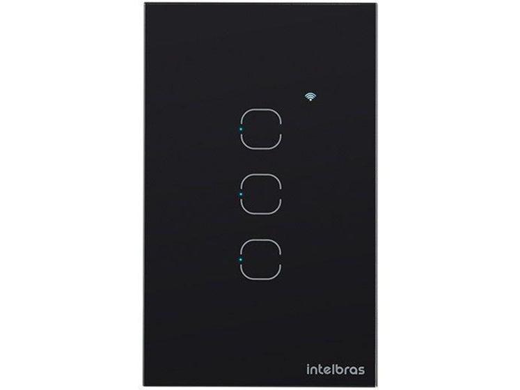 Imagem de Interruptor Inteligente de Iluminação EWS 1003 - Touch Smart Intelbras Wi-Fi compatível com Alexa