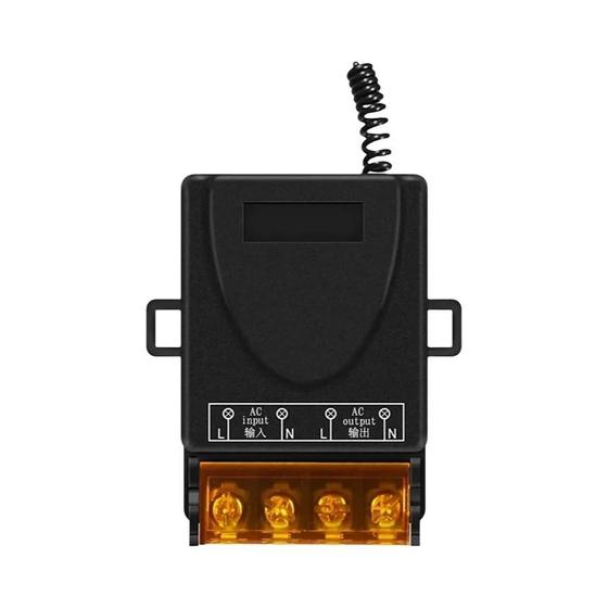 Imagem de Interruptor Inteligente Sem Fio RF 433MHz - Controle Remoto para Bomba d'Água e Luz LED