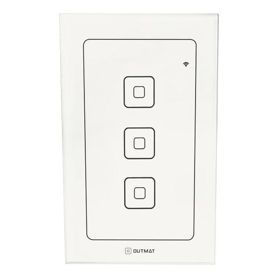 Imagem de Interruptor Inteligente Touch 3 Teclas Wi-Fi - Alexa